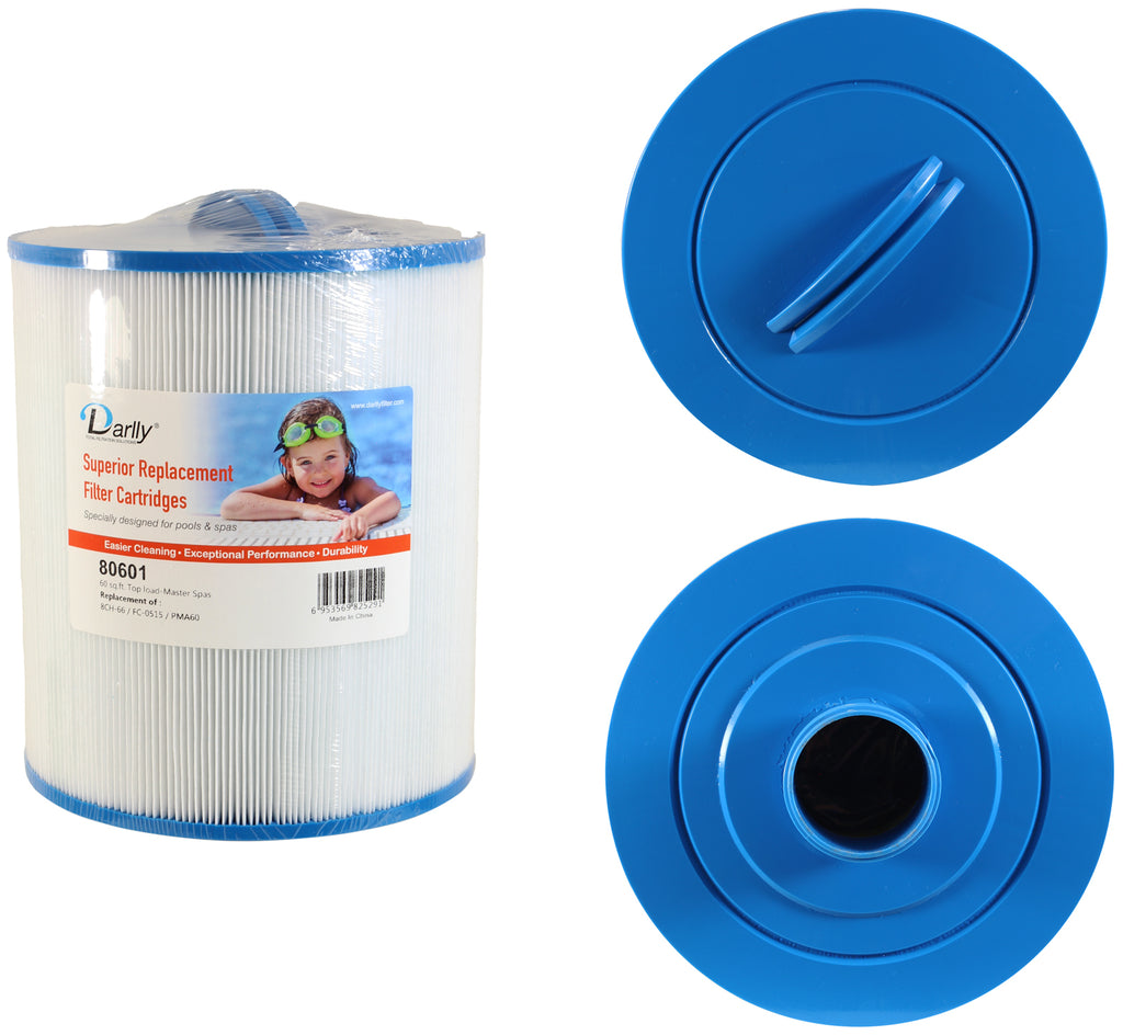 Filter Cartridge, 60sqft, ht, 2" MPT b, 8"dia, 9-1/4"L, 3oz