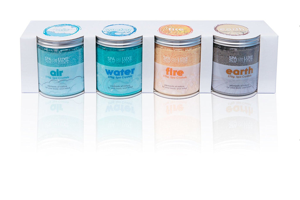Aquafinesse crystals 4-pak (Earth, Fire, Water & Air)