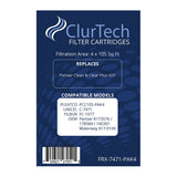 ClurTech FRX-7471-PAK4 4 Pack Clean & Clear Plus 420 Replacement Pool or Spa Filter Cartridge, White
