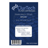 ClurTech Replacement 4 Pack Pentair Clean & Clear Plus 520 Pool Filter Cartridge PCC130-PAK4 C-7472 FC-1978  R173578 160332 178585  817-0131