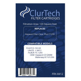 ClurTech Replacement 2 Pack Hayward Star-Clear Plus C1200 Pool Filter Cartridge PA120 C-8412 FC-1293 CX1200RE Waterway 817-0125N