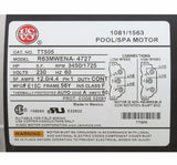 Waterway Executive - 4hp - 56FR - 2 x 2 -  230v - 2-Spd - OEM (3721621-1D) | US Parts Center