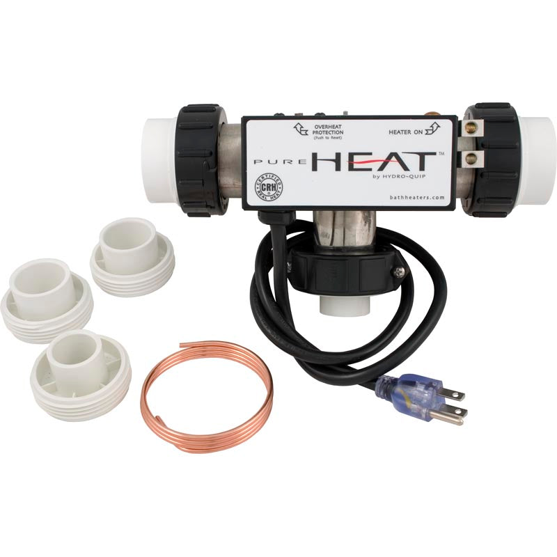 Hydro Quip Tee Bath Heater PH100-15UP 120V 1.5kW 3`Cord with Plug